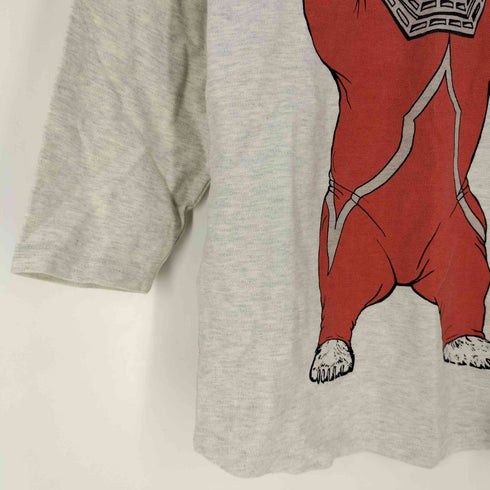 ゴースローキャラバン go slow caravan 鹿の子 8分袖 クマTEE メンズ JPN:1