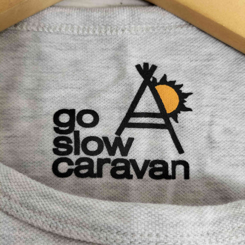 ゴースローキャラバン go slow caravan 鹿の子 8分袖 クマTEE メンズ JPN:1