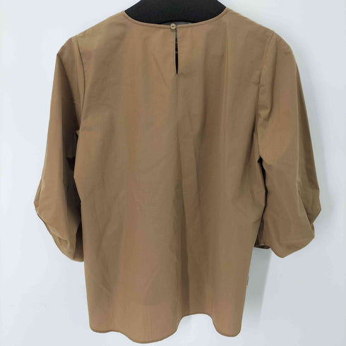 ユナイテッドアローズグリーンレーベルリラクシング UNITED ARROWS green label relaxing デザインタック 7分袖 ブラウス レディース FREE
