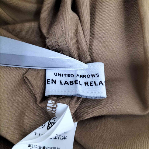 ユナイテッドアローズグリーンレーベルリラクシング UNITED ARROWS green label relaxing デザインタック 7分袖 ブラウス レディース FREE