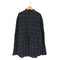 OUT AGE チェック柄 メッセージ ロングシャツ メンズ JPN:M