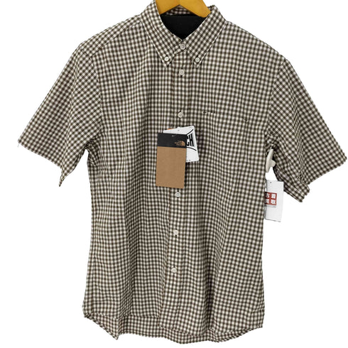 ザノースフェイス THE NORTH FACE S/S Hidden Valley Shirt ギンガムチェック ボタンダウンシャツ メンズ M