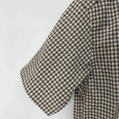 ザノースフェイス THE NORTH FACE S/S Hidden Valley Shirt ギンガムチェック ボタンダウンシャツ メンズ M