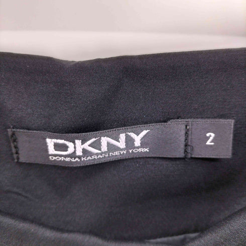 ダナキャランニューヨーク DKNY レーヨン混 シルク レース フリル スカート レディース JPN:2