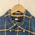 トミーヒルフィガー TOMMY HILFIGER モーリシャス製 両ポケ ロゴ刺繍 チェックBDシャツ メンズ JPN:L