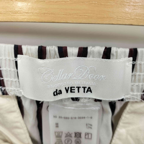 CellarDoor da VETTA コットンシルク ストライプ イージーパンツ メンズ DE:46-49