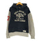 ポロジーンズカンパニーラルフローレン POLO JEANS COMPANY RALPH LAUREN カレッジ ワッペン 刺繍 No67 スリーブ リブ 切替 プルオーバー パーカー メンズ import:XL