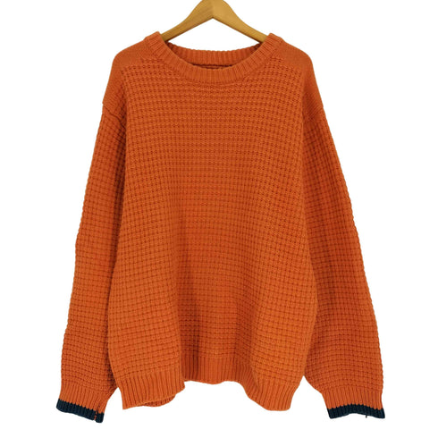 ジーアールエヌ grn コットン アクリル クルーネック ニット メンズ JPN:3