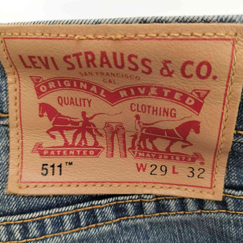 リーバイス Levis 511ストレッチ 防寒サーモクール スリム テーパード メンズ W29 L32