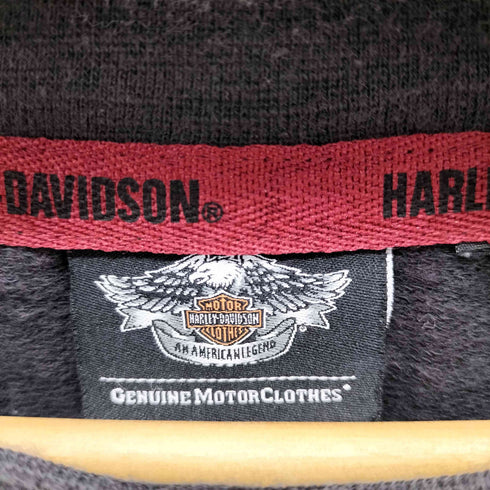 ハーレーダビッドソン HARLEY-DAVIDSON 両面プリント ラグランスリーブカットソー メンズ import:L