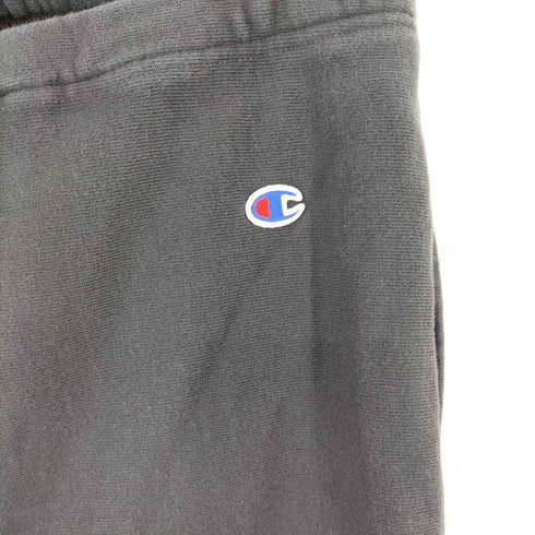 チャンピオン Champion REVERSE WEAVE 目あり スウェットパンツ ブラック メンズ JPN:L