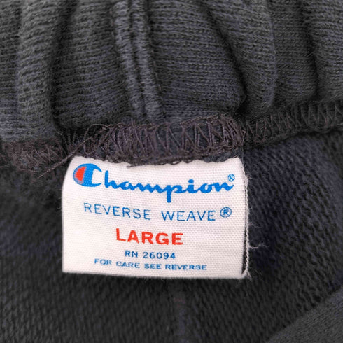 チャンピオン Champion REVERSE WEAVE 目あり スウェットパンツ ブラック メンズ JPN:L