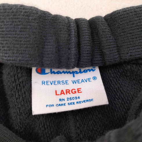 チャンピオン Champion REVERSE WEAVE 目あり スウェットパンツ ブラック メンズ JPN:L
