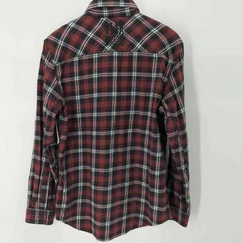 ハーレーダビッドソン HARLEY-DAVIDSON Embroidered Plaid Flannel Shirt メンズ import:M