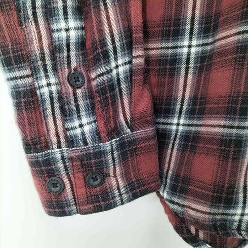 ハーレーダビッドソン HARLEY-DAVIDSON Embroidered Plaid Flannel Shirt メンズ import:M
