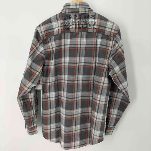 ハーレーダビッドソン HARLEY-DAVIDSON Snap down collar Plaid Long Sleeve Woven Shirt メンズ import:M
