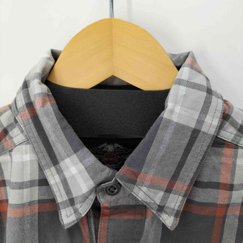 ハーレーダビッドソン HARLEY-DAVIDSON Snap down collar Plaid Long Sleeve Woven Shirt メンズ import:M