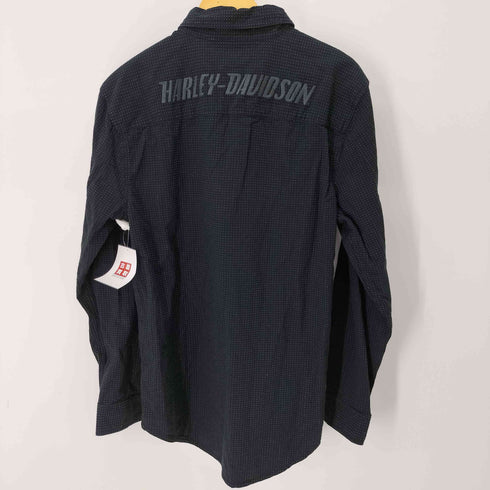 ハーレーダビッドソン HARLEY-DAVIDSON B&S Textured Long Sleeve Shirt メンズ import:M