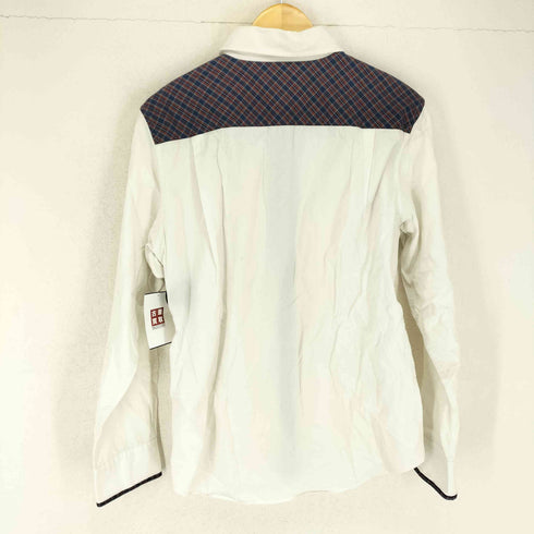 ヴィヴィアンウエストウッドマン Vivienne Westwood MAN 21AW チェック切り替えオーブ刺繍コットンシャツ メンズ 50