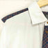 ヴィヴィアンウエストウッドマン Vivienne Westwood MAN 21AW チェック切り替えオーブ刺繍コットンシャツ メンズ 50