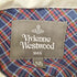 ヴィヴィアンウエストウッドマン Vivienne Westwood MAN 21AW チェック切り替えオーブ刺繍コットンシャツ メンズ 50