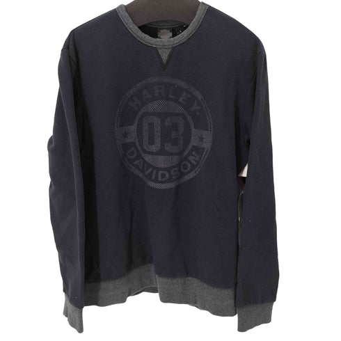 ハーレーダビッドソン HARLEY-DAVIDSON Circle 03 Pullover Slim Fit Sweatshirt メンズ import:L