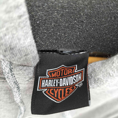 ハーレーダビッドソン HARLEY-DAVIDSON 両面プリント プルオーバーパーカー メンズ