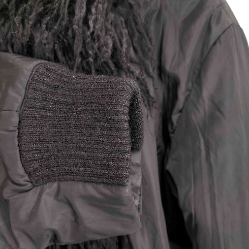 アイスバーグ ICEBERG MADE IN ITALY ファー×ナイロン フックボタンコート レディース