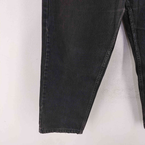 リーバイス Levis 560 ボタン裏379 後染め ブラックデニムパンツ メンズ
