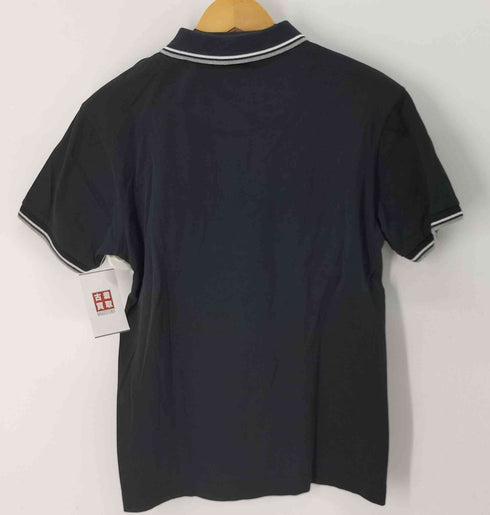 ブラックレーベルクレストブリッジ BLACK LABEL CRESTBRIDGE ユニオンジャック ワンポイント刺繍ポロシャツ メンズ JPN:2