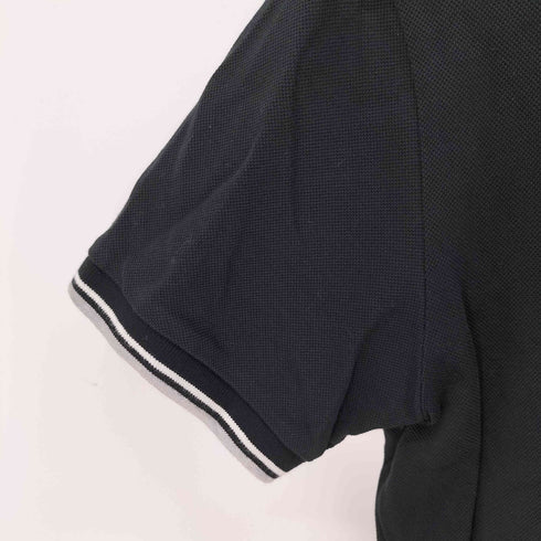 ブラックレーベルクレストブリッジ BLACK LABEL CRESTBRIDGE ユニオンジャック ワンポイント刺繍ポロシャツ メンズ JPN:2
