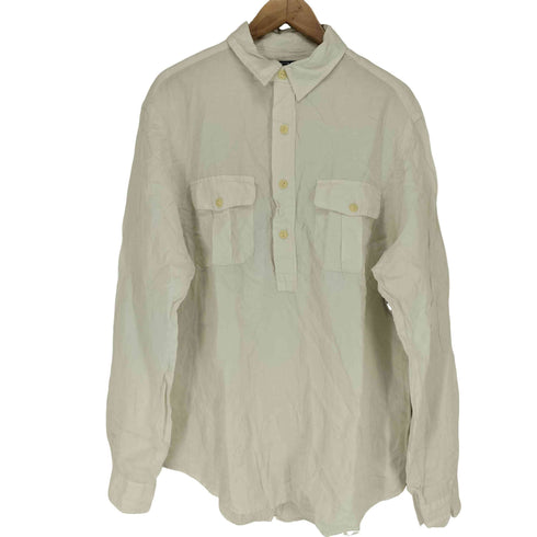 ポロバイラルフローレン Polo by RALPH LAUREN リネンプルオーバーシャツ メンズ L