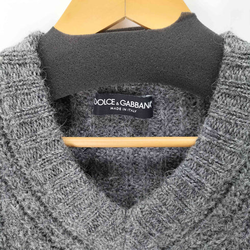 ドルチェアンドガッバーナ DOLCE&GABBANA アルパカウール ニット イタリア製 メンズ EUR:44