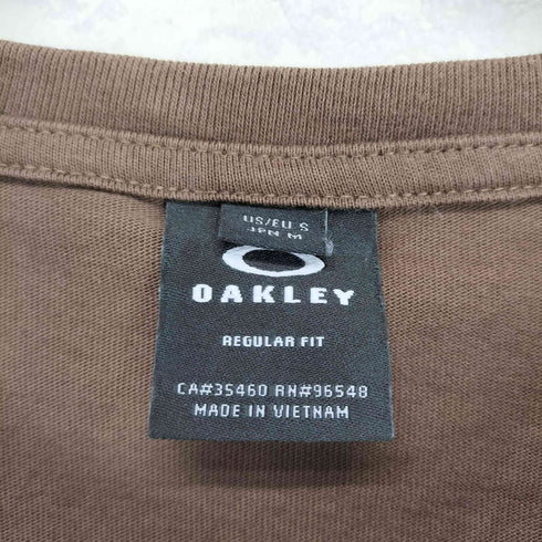 オークリー OAKLEY ロゴプリントヘンリーネックTシャツ メンズ M