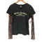 ハーレーダビッドソン HARLEY-DAVIDSON 袖レイヤードデザインプリントTシャツ メンズ XL