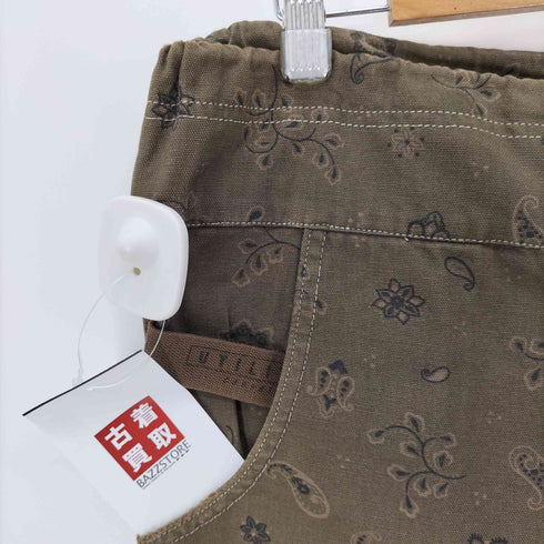 90S UTILITY canvas USA製 ペイズリー 総柄 イージー ショート パンツ メンズ M