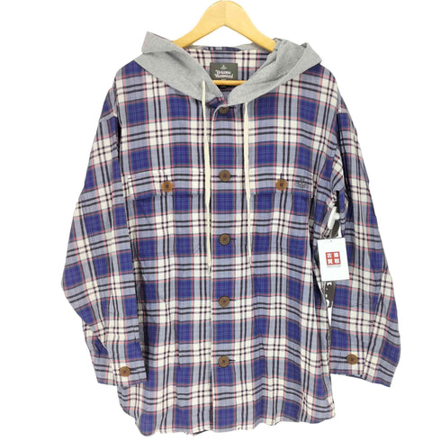 ヴィヴィアンウエストウッドマン Vivienne Westwood MAN 22SS フードドッキングチェックシャツ メンズ 46