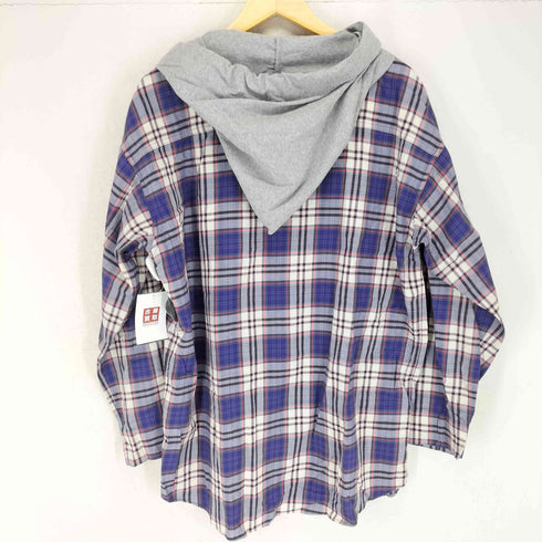 ヴィヴィアンウエストウッドマン Vivienne Westwood MAN 22SS フードドッキングチェックシャツ メンズ 46
