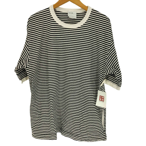 ベター BETTER ボーダー クルーネック Tシャツ メンズ JPN:4