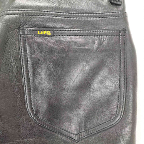 リー Lee 70S 復刻 レザーパンツ GRIPPER ZIPPER メンズ 28×34
