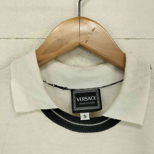 ヴェルサーチジーンズクチュール VERSACE JEANS COUTURE 80~90S ノースリーブニット レディース S
