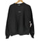 チャンピオン Champion 復刻 青単色タグ REVERSE WEAVE フロント刺繍スウェット ブラック WAGMI メンズ import:L