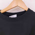 チャンピオン Champion 復刻 青単色タグ REVERSE WEAVE フロント刺繍スウェット ブラック WAGMI メンズ import:L