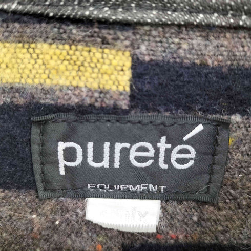 purete equipment ブランケットライナーデニムPコート メンズ