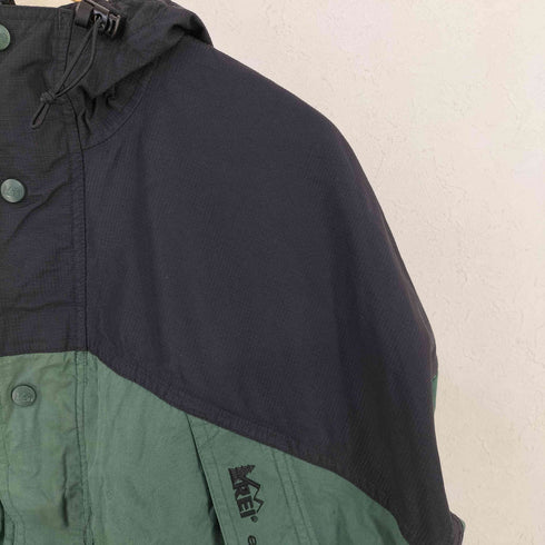 レイ REI リップストップナイロン バイカラーマウンテンパーカー メンズ import:M