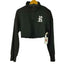 シーイン SHEIN ハーフジップ クロップド スウェット レディース JPN:XL