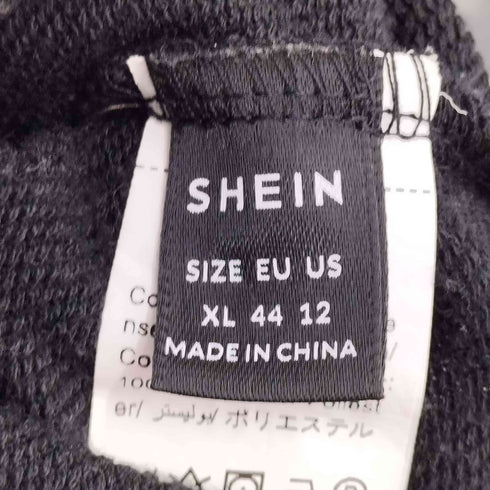 シーイン SHEIN ハーフジップ クロップド スウェット レディース JPN:XL