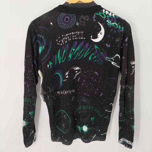 デシグアル Desigual 宇宙モチーフ プリントニットセーター レディース JPN:M