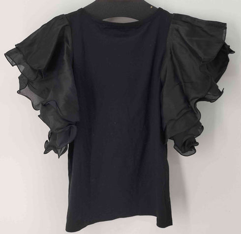 ミュラーオブヨシオクボ muller of yoshiokubo シルクフレアスリーブTシャツ レディース JPN:36