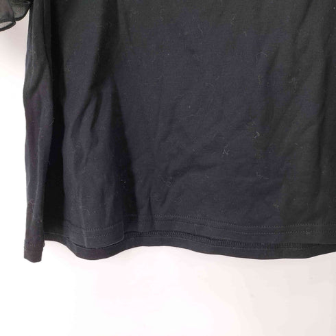 ミュラーオブヨシオクボ muller of yoshiokubo シルクフレアスリーブTシャツ レディース JPN:36
